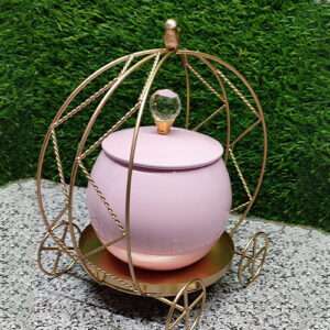 Metal Cart with Jar | Baby Shower | Baby announcement Decor Art
