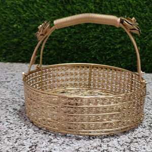Golden Metal Diwali Gift Combos set Hamper Decor Art