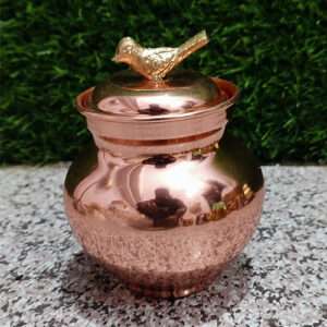 Copper Gifting Dryfruits Jar, Return Gifting Decor Art