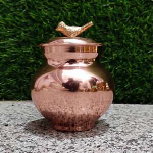Copper Gifting Dryfruits Jar, Return Gifting Decor Art