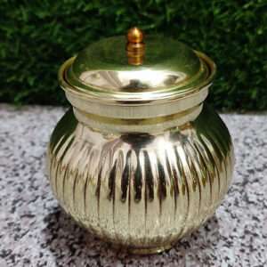 Brass Gifting Dryfruits Jar, Return Gifting Decor Art