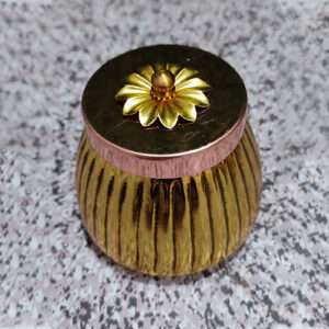 Metal Dryfruit Jar, (Lining) Cookies Jar For Gifts Decor Art
